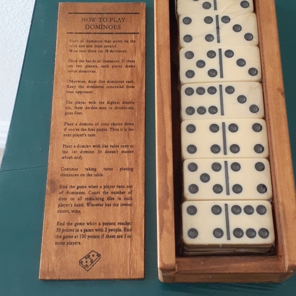 Dominoes - Double Six set - Picture 6 of 6